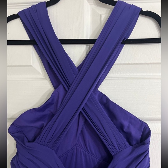 BCBGMaxAzria Crisscross Persian Blue Maxi Sz med - Picture 6 of 12